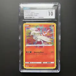 2021 Pokemon TCG Reshiram Shining Fates Amazing Rare #017 CGC 10 Gem Mint - Image 1