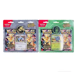 SEALED POKEMON ASCENDED HEROES 2 PACK BLISTER ERIKA AND LARRY!🔥💥 - Image 1