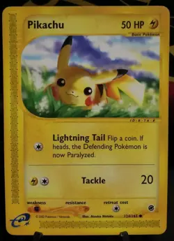 Pokemon Expedition, Pikachu 124/165, Vintage E-series - Image 1