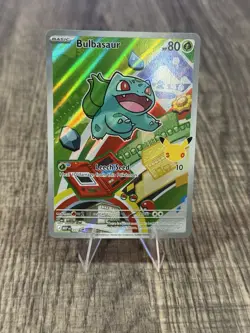 Pokemon TCG Bulbasaur 037 Promo Illustration First Partner 30th Anniversary NM/M - Image 1