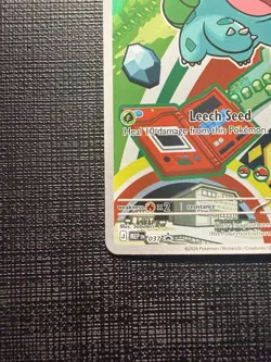 Bulbasaur 037 Full Art Promo First Partner Collection 30th Anniversary Pokemon - Image 4