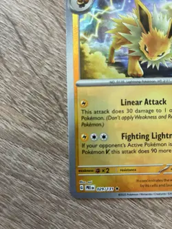 Pokemon Prismatic Evolutions Masterball Holo Jolteon 029/131 Near Mint - Image 2
