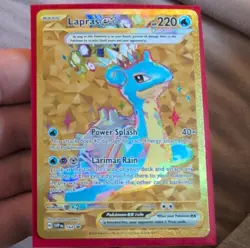 Pokemon Lapras EX Full Art Holo Scarlet & Violet Promo 164 Basic 220 HP - Image 1