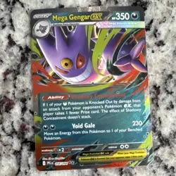 Pokemon Mega Gengar EX 056/094 Phantasmal Flames Ultra Rare Full Art Holo 350 HP - Image 1