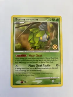 BURMY PLANT CLOAK 78/132 - MP - SNOWFLAKE ADVENT CALENDER PROMO GERMAN POKEMON - Image 1