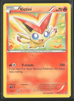 Victini 15/101 Rare Noble Victories Pokemon Lightly Played - Image 1