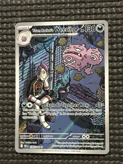 Pokemon TCG Team Rockets Weezing Destined Rivals 199/182 - Image 2