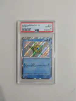 STARYU 118/091 PSA 10 SHINY RARE Pokemon TCG SCARLET & VIOLET PALDEAN FATES - Image 1