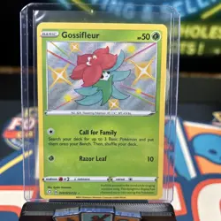 Pokemon - Gossifleur - SV010/SV122 - Shining Fates Shiny Vault - Holo NM - Image 1
