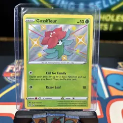 Pokemon - Gossifleur - SV010/SV122 - Shining Fates Shiny Vault - Holo NM - Image 3