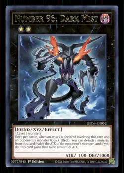 Yugioh Number 96: Dark Mist #GEIM-EN052 Genesis Impact LP - Image 1