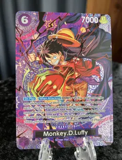 ONE PIECE OP-15 Adventure on KAMI's Island ST26-005 SP Monkey D. Luffy ENGLISH M - Image 1