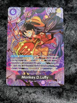 ONE PIECE OP-15 Adventure on KAMI's Island ST26-005 SP Monkey D. Luffy ENGLISH M - Image 5