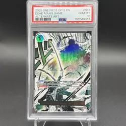 One Piece - Demon Aura Nine Sword Style Dead Man's Game Alt Art OP12-037 PSA 10 - Image 1