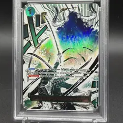 One Piece - Demon Aura Nine Sword Style Dead Man's Game Alt Art OP12-037 PSA 10 - Image 3