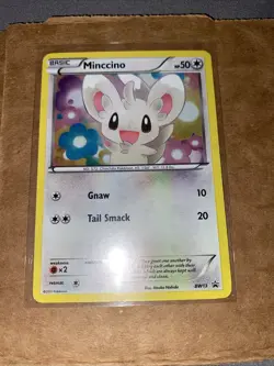 Minccino BW13 Cosmo Holo Rare Black White Pokemon TCG Card LP Condition - Image 1