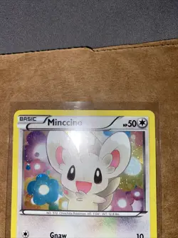 Minccino BW13 Cosmo Holo Rare Black White Pokemon TCG Card LP Condition - Image 5