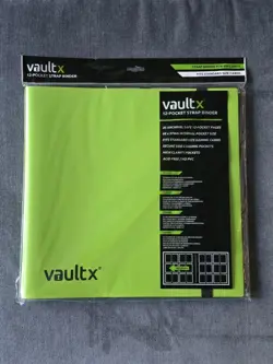Vault x 12 Pocket Strap Binder 480 slots Pokemon Cards 20 pages Green TCG Sealed - Image 1