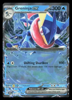 Greninja ex (Stellar Crown Stamped) Holofoil Double Rare Miscellaneous Cards & P - Image 1