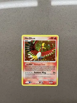 2007 Pokemon Diamond & Pearl Secret Wonders Ho-Oh Holo Bleeding #10/132 - Image 1
