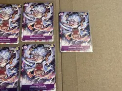 9x Monkey.D.Luffy P-041 Purple Character Promo Card NM - Image 3