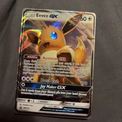 Eevee GX SM 174 Holo Black Star Promo SM174 Pokemon Card M - Image 1