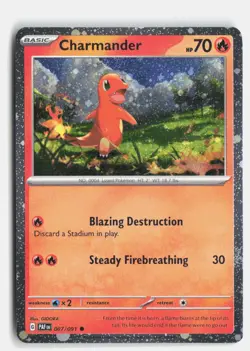 Charmander 007/091 Miscellaneous Cards & Products Holo Common Pokemon NM - Image 1