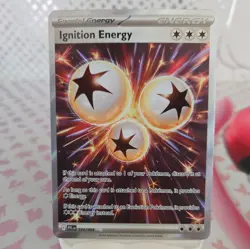 Pokemon TCG - Ignition Energy 124/094 - Phantasmal Flames - Holo Ultra Rare Card - Image 1