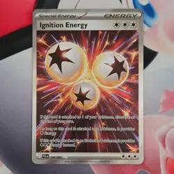 Pokemon TCG - Ignition Energy 124/094 - Phantasmal Flames - Holo Ultra Rare Card - Image 3