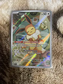 Eevee #173 Black Star Promo Full Art Pokemon Card [NEAR MINT] - Image 1