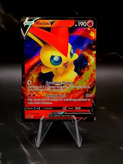 Victini V SWSH104 Black Star Promo Ultra Rare Pokemon TCG NM Exact Card - Image 1