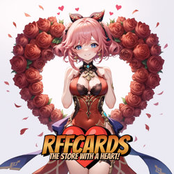 ❤KOKOMI - Goddess Story Anime Waifu Doujin Card - LOVE PICKING STARS QR-11 Card - Image 3