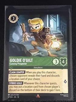 Disney Lorcana DuckTales Theme 7 Card Lot Goldie O'Gilt/Della/Emily/Lena/Violet - Image 2