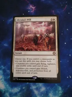 Akroma's Will Commander: the Lost Caverns of Ixalan Regular - Image 1