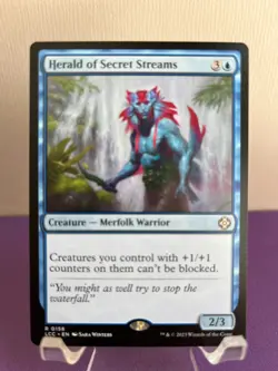 Herald of Secret Streams 158 R Normal LCC MTG NM - Image 1