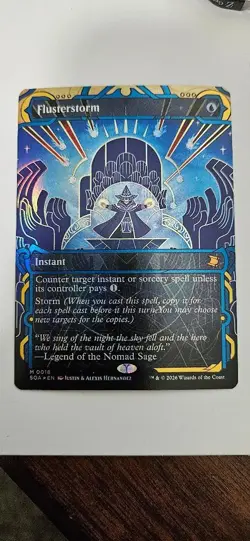 Flusterstorm - Foil Extended Art SOA NM MTG 0018 - Image 1