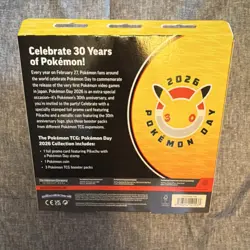Pokemon Day 2026 Collection Box Pikachu Promo Booster English 2026 - Image 2
