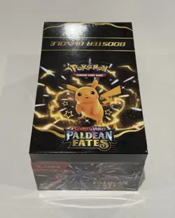 Pokemon TCG: Scarlet & Violet Paldean Fates Booster Bundle Display Case - SEALED - Image 1