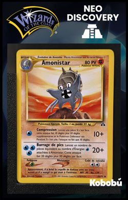 Carte Pokemon Amonistar 43/75 Edition 2 Ed 2 Neo Discovery Wizards FR 1 - Image 1