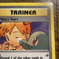 Pokemon TCG 1999 Vintage Trainer Misty's Tears #110/132 Gym Challenge LP/MP - Image 3