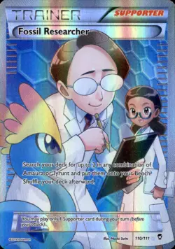 Fossil Researcher 110/111 Ultra Rare Furious Fists Pokemon Lightly Played - Image 1