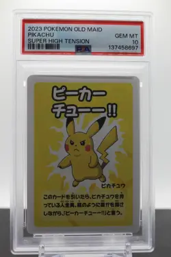 PSA 10 - Pikachu - 2023 Pokemon Old Maid - Image 1