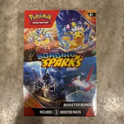 Pokemon TCG Surging Sparks Booster Bundle (6 Packs) Factory Sealed - Image 1