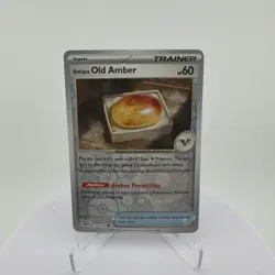 Pokemon TCG - Antique Old Amber Reverse Holo - Scarlet & Violet 151 154/165 - Image 1