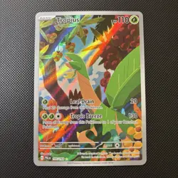 Pokemon TCG Tropius Full Art Holo Illustration Rare 195/193 110 HP 2023 NM - Image 1