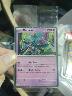 Pokemon Mega Evolution 2025 - Xerneas 2025 Bestbuy Stamped Promo NEW & Sealed - Image 1