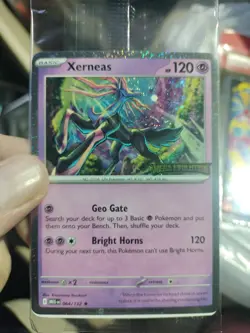 Pokemon Mega Evolution 2025 - Xerneas 2025 Bestbuy Stamped Promo NEW & Sealed - Image 3