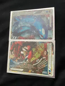 Pokemon TCG Kyogre & Groudon LEGEND Top & Bottom Half Set HS Undaunted - Image 1