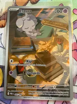 Pokemon 2026 Perfect Order Espurr 095/088 Illustration Rare Near Mint - Image 1
