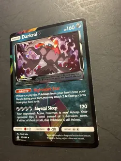 Pokemon TCG Sm-Ultra Prism Darkrai Prism Star #77/156 Prism Rare Holo - Image 3